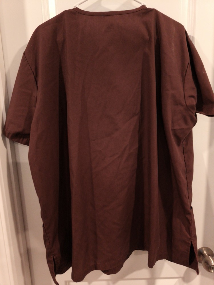 Dagacci Brown Scrub Set Size 2X