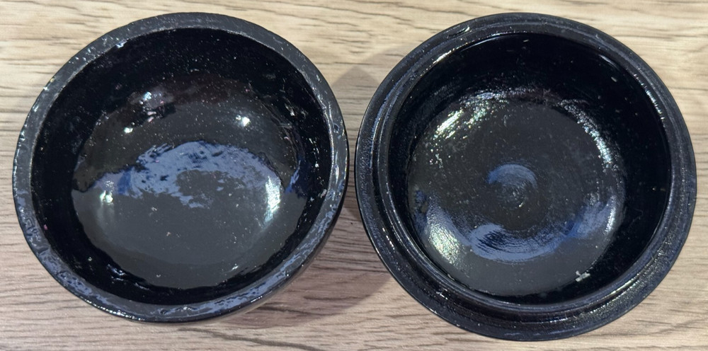 Elephant, Small Lacquerware Round Container - Approx. 8cm Diameter