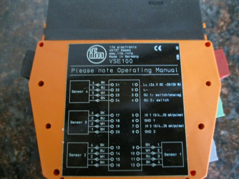 IFM EFECTOR 800 Vibration Diagnostic Sensor Controller VSE100 FREE SHIPPING