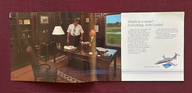 Learjet 55C 1988 Brochure