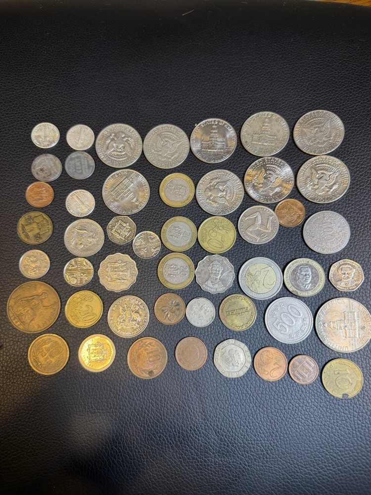 Set Of 49 Different Coins
