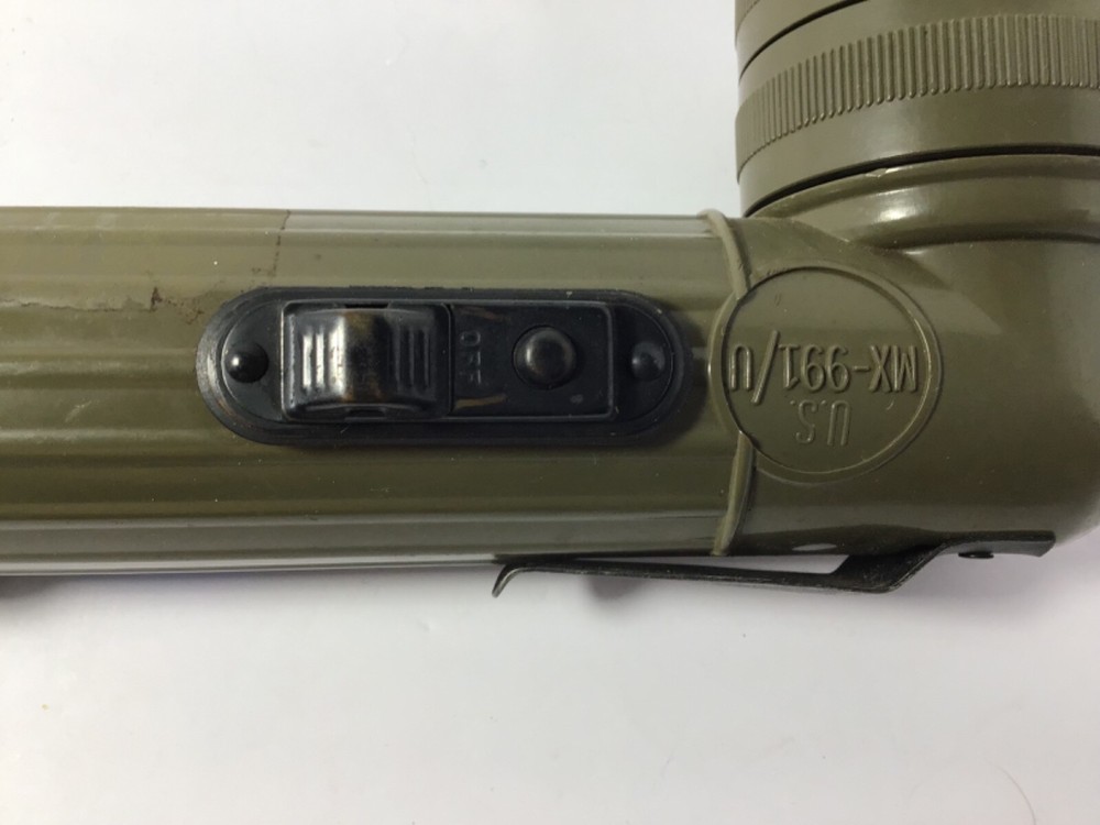 US Army MX-991/U Angled Flashlight "Tested Working" #GT2