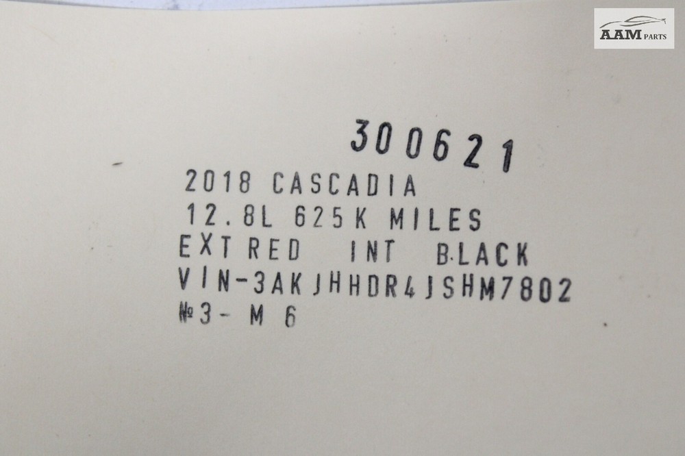2018-2024 FREIGHTLINER CASCADIA ACTROS COMPUTER CONTROL MODULE A0355452126 OEM