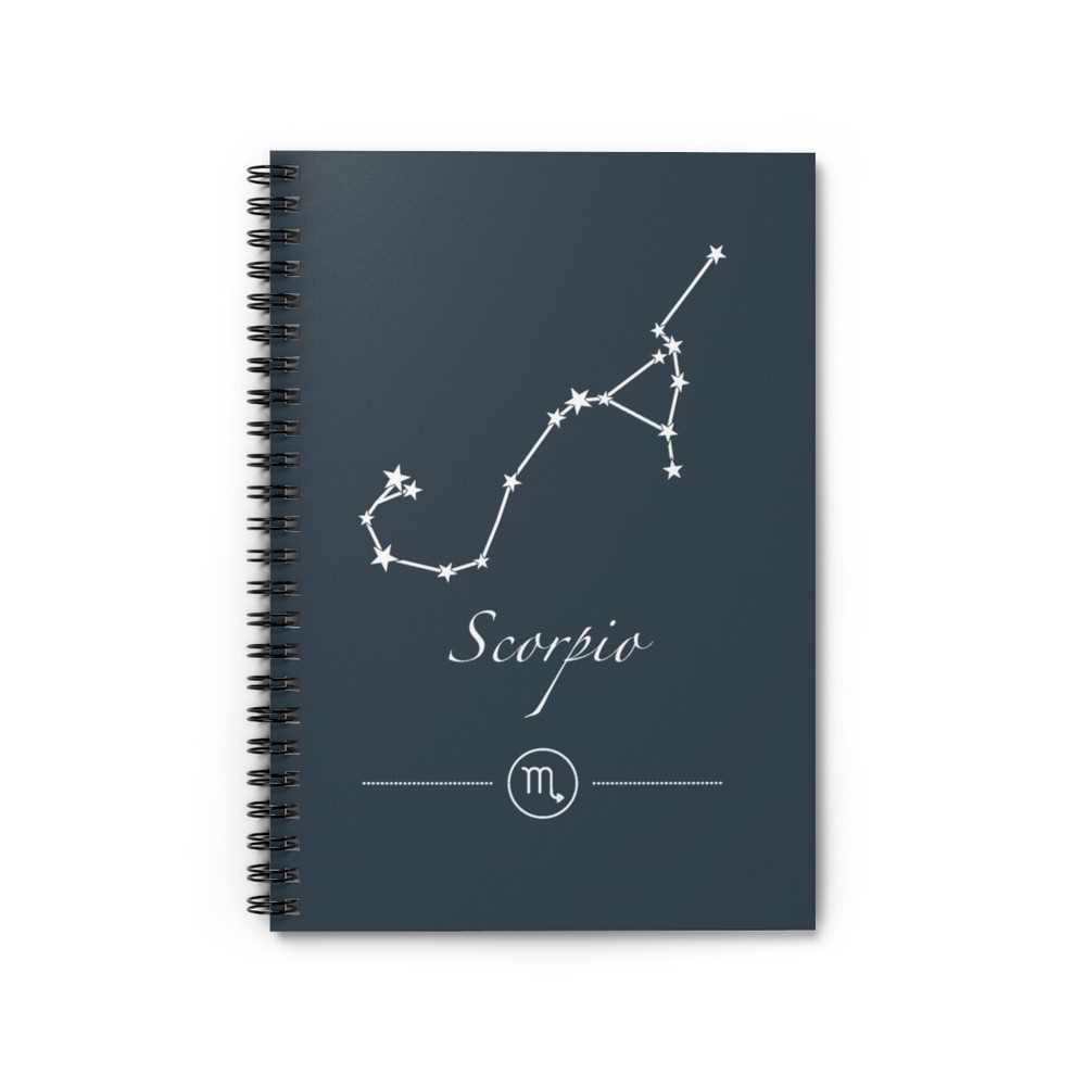 SCORPIO Zodiac Constellation Writing Journal Diary Notebook Birthday Gift