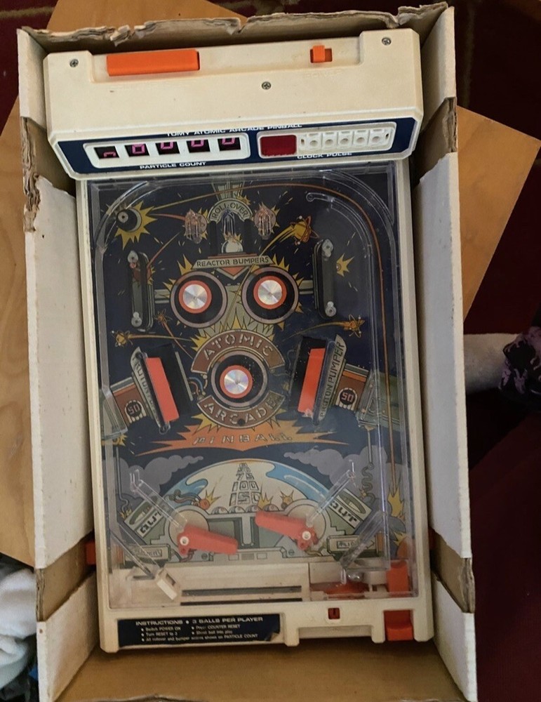 Atomic Arcade pin ball machine, 1979 Made in Japan