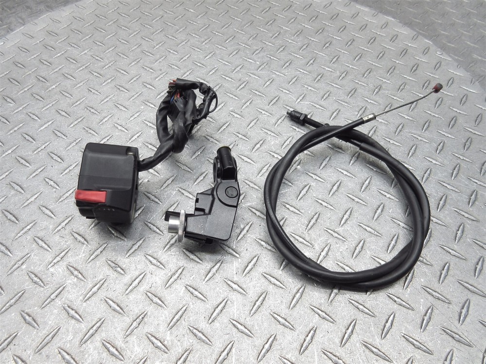 2007 06-08 Triumph Daytona 675 Left Switch Handlebar Clutch Control Perch Cable