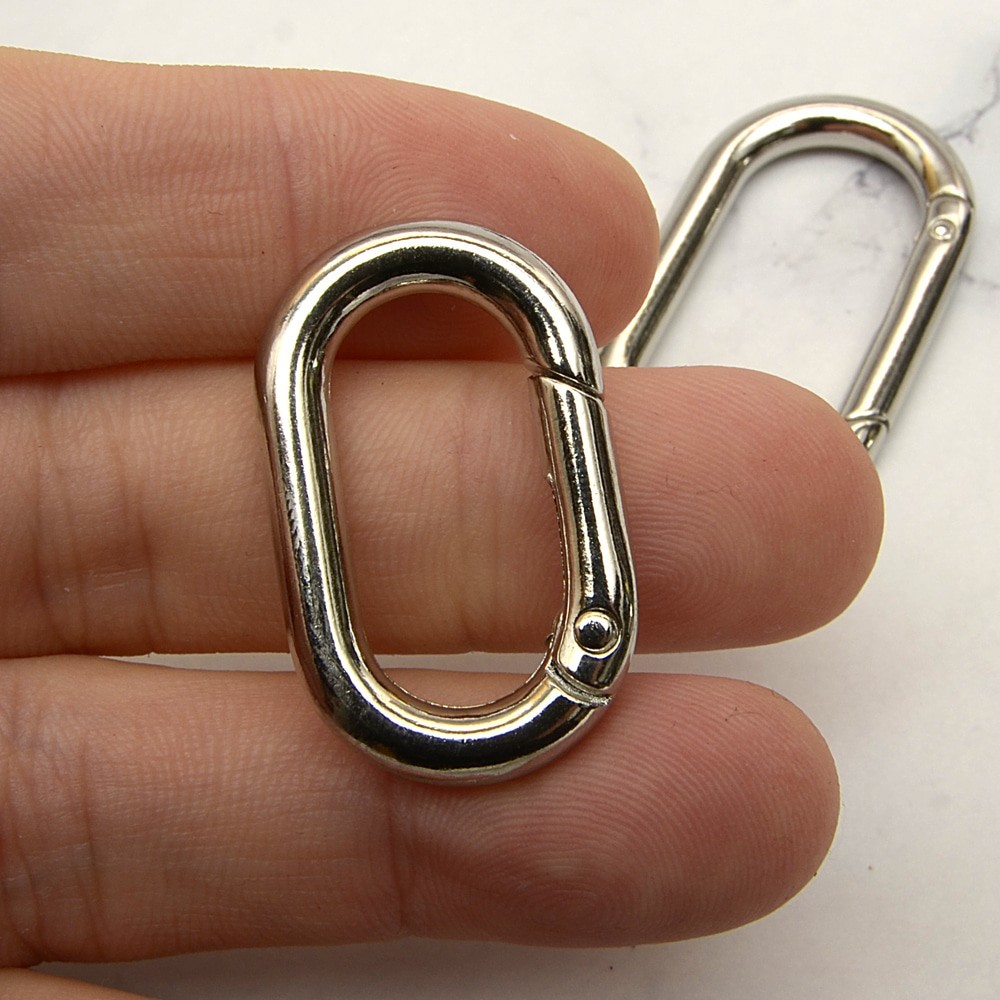 Open Oval Ring Two Size Key Ring Making Sub-materials Leather craft tools