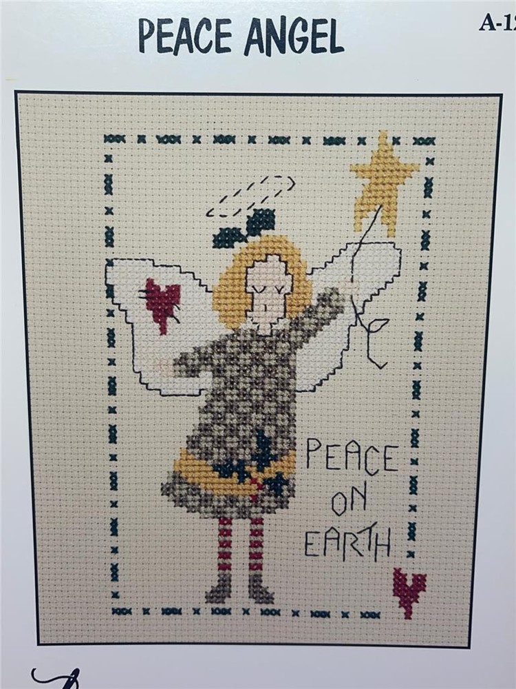 IMAGINATING Counted Cross Stitch Chart - PEACE ANGEL - A-12