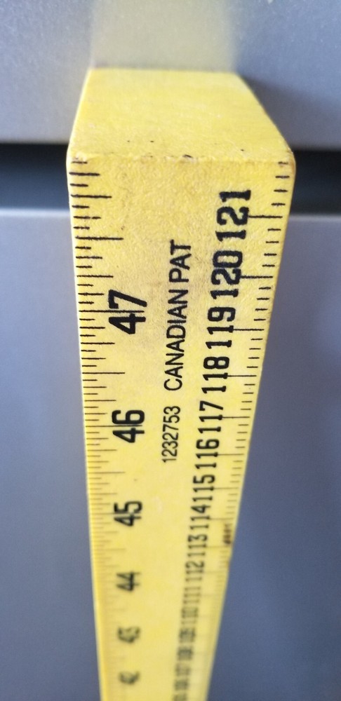 EMPIRE 330-48 48" POLYCAST LEVEL Has Inches & Centimeters - Yellow
