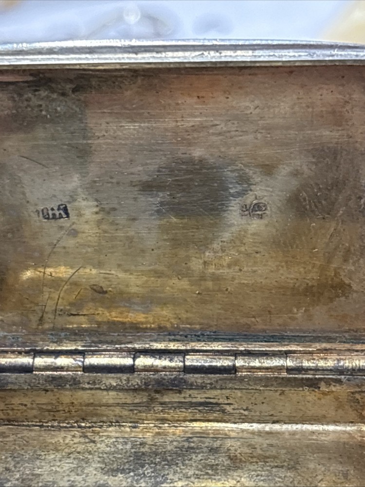 Antique Sterling Silver 1816 Snuff Box