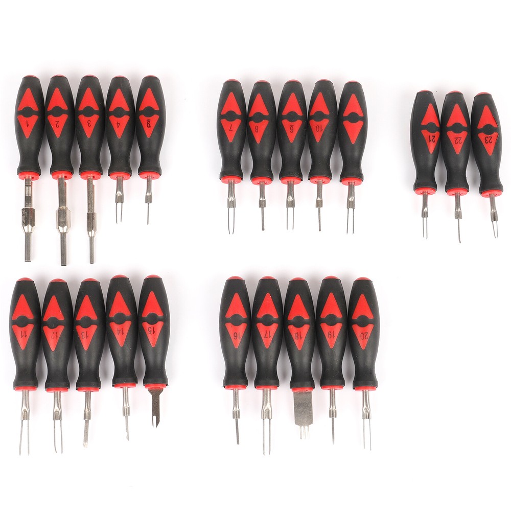23pcs Universal Terminal Connector Release Tool Kit Extractor Removal Tool Set