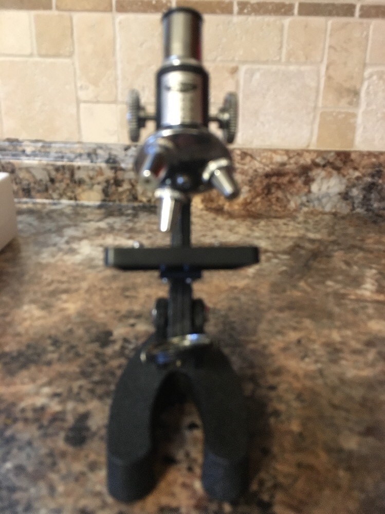 Vintage Precision Tested Optics 300 Power Microscope Lab w/Box~Creative Science