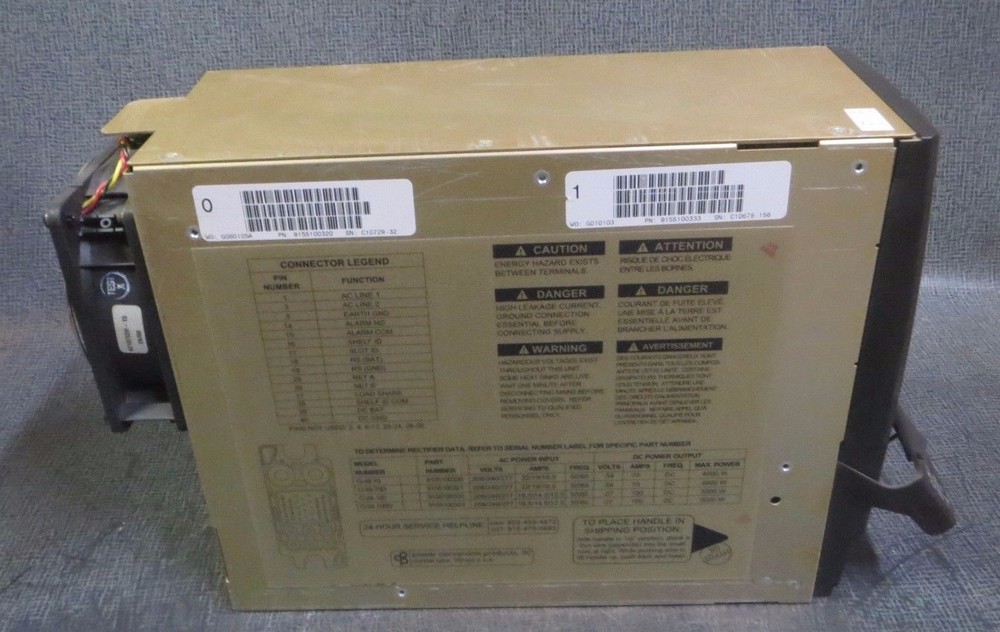 EMERSON / POWER CONVERSION RECTIFIER 48V 70 AMP 4000W # 9155100320 # G-48-70