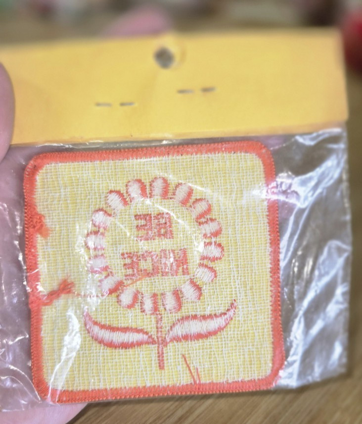 VNT SWISS EMBROIDERED EMBLEM PATCH "BE NICE"