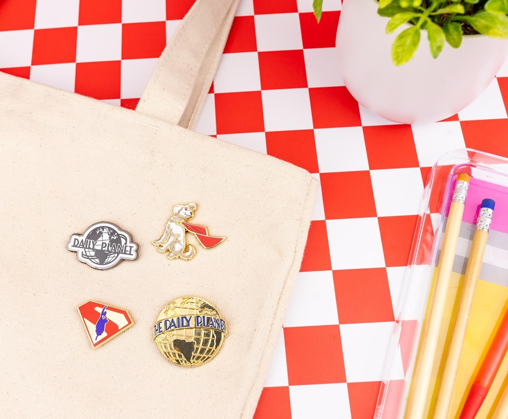 DC Studios Superman Flying Logo Enamel Pin
