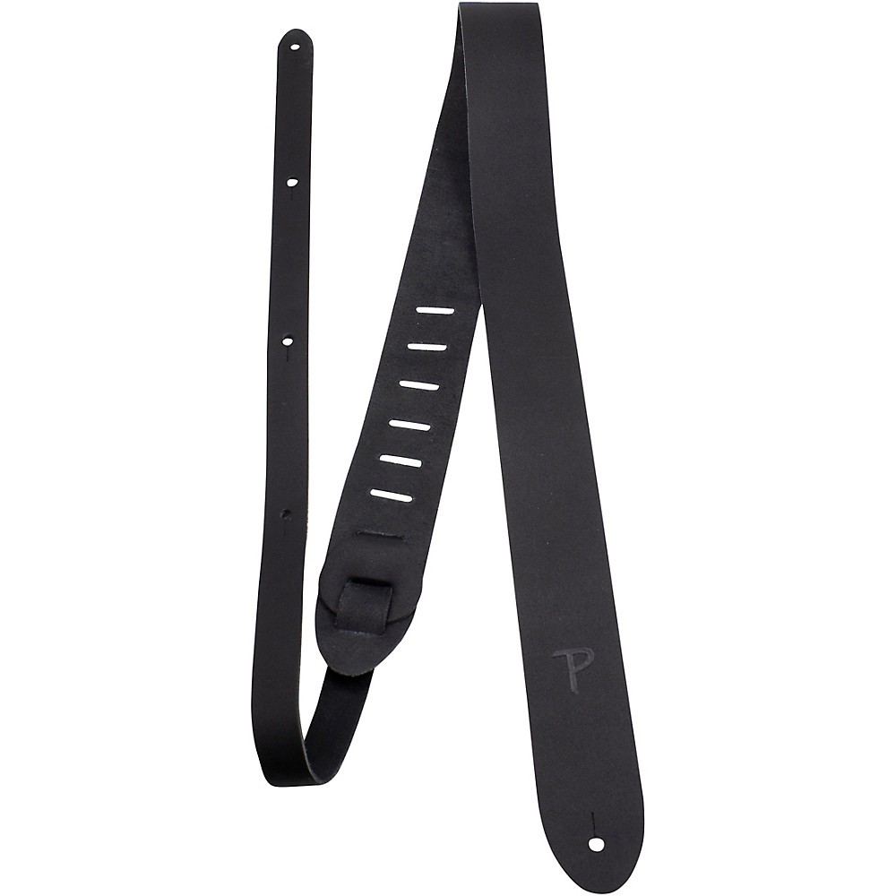 Perri's Basic Leather Guitar Strap Black 2 in.