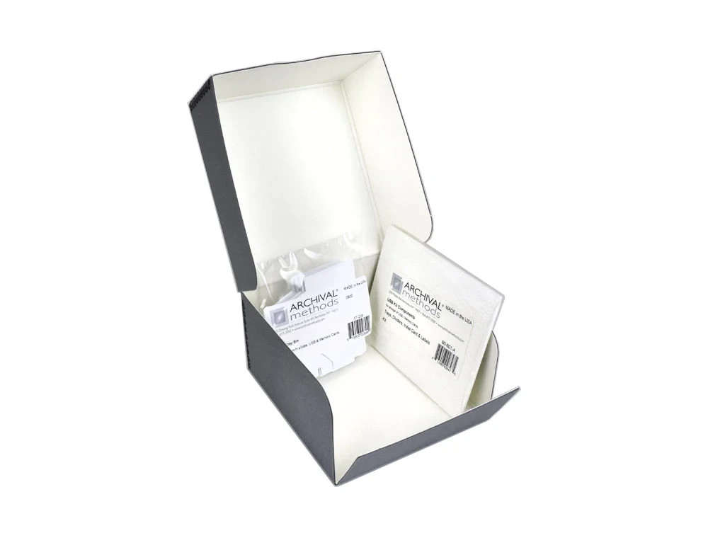 USB Memory Card Storage Kit 35mm Slide Tray Bin PKG 8 – Archival Organizer