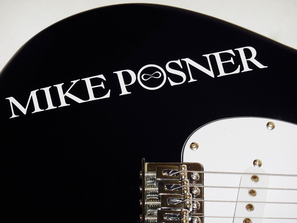 MIKE POSNER AUTOGRAPHED GUITAR (COOLER THAN ME) - JSA COA!