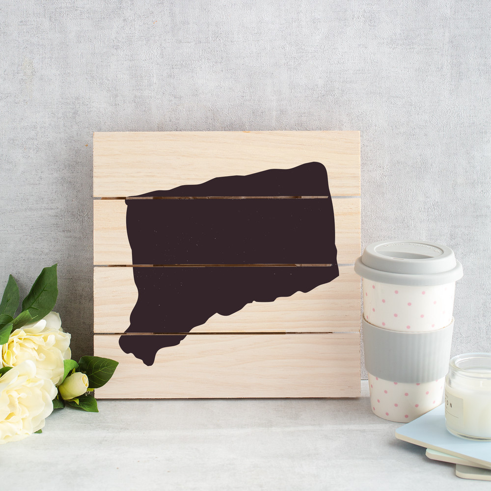 Connecticut State Stencil - Durable & Reusable Mylar Stencils
