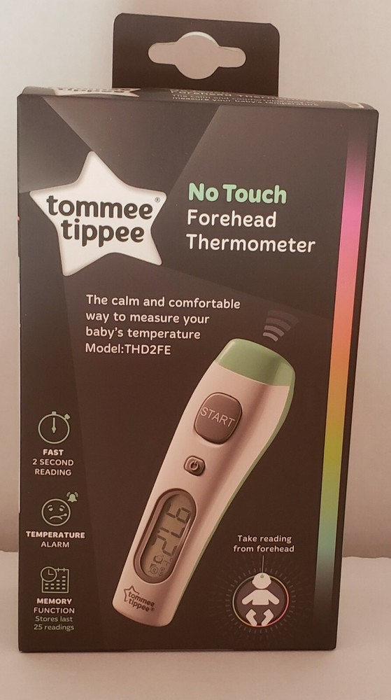 Tommee Tippee Digital Quick Read Non-Intrustive, No Touch Forehead Thermometer