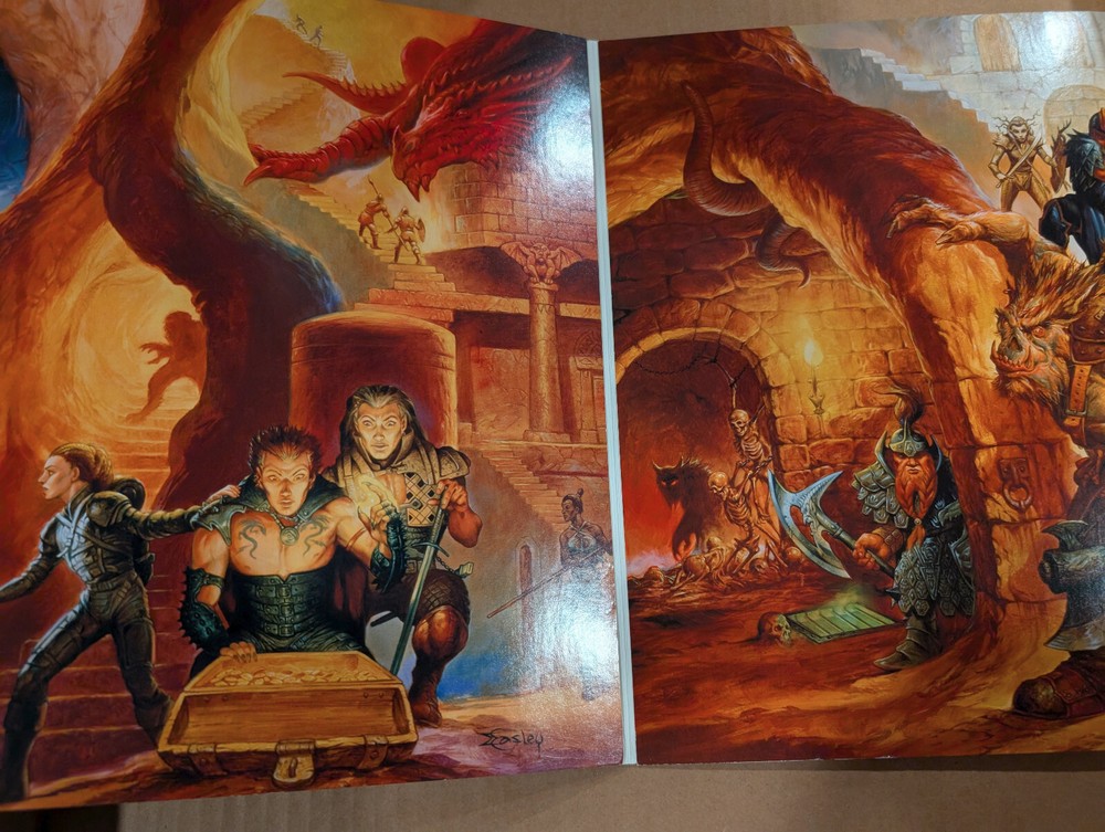 Dungeon Master's Screen & Combat Planner Dungeons & Dragons D and D 3E Nice!