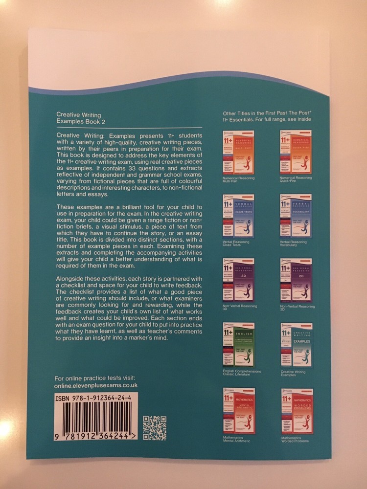 Eleven Plus Exams, Creative Writing Examples, Book 2. BRAND NEW.