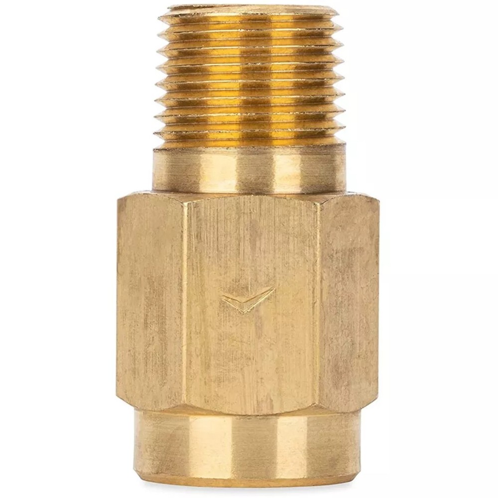 Camco 23303, Fresh Water Backflow Preventer, 1/2" MPT x 1/2" FPT, Brass