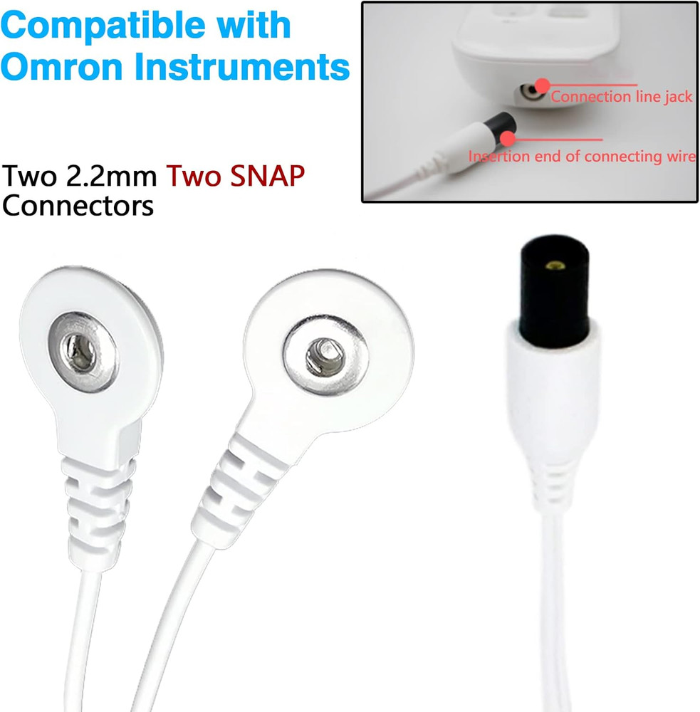 Omron TENS Unit Lead Wires Premium Quality Replacement