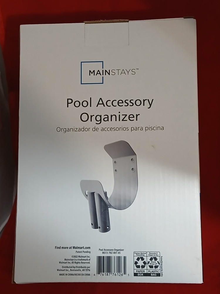 Pool Accessory Wall Hanging Rack