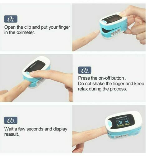 CONTEC OLED CMS50NA Pulse Oximeter SpO2 and PR Value Waveform Blood