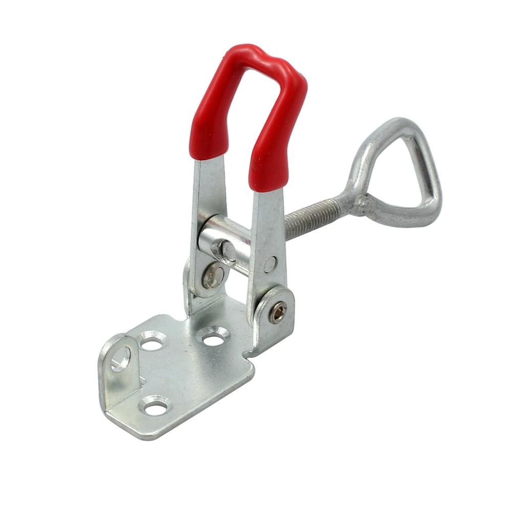 4PCS Metal Cabinet Latch Catch Adjustable Toggle Latch Lock Clamp Hasp Cupboard