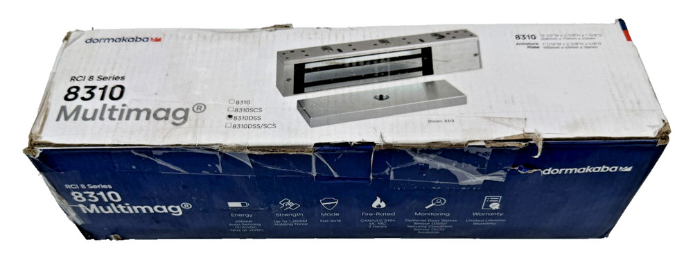 RCI 8310 MultiMag Electromagnetic Lock with Door Status Sensor