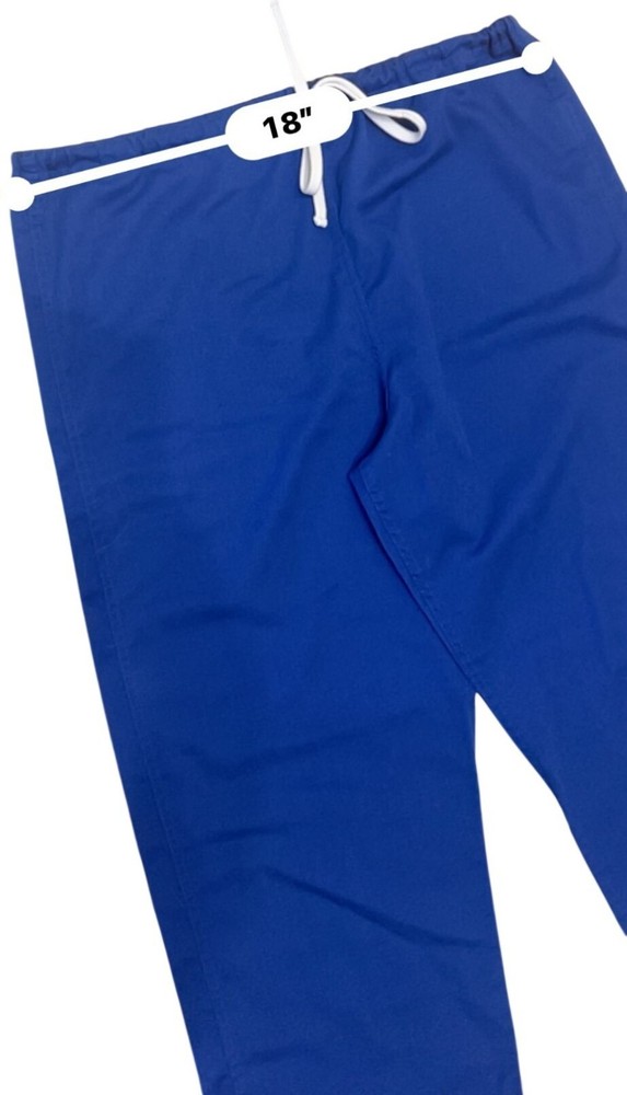 Walgreens Navy Blue Scrub Set Medium Top & Medium Tall Pants Pharmacy Tech