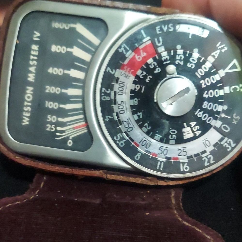 Weston Master IV 745 Analog Photography Light Meter Zero Corrector