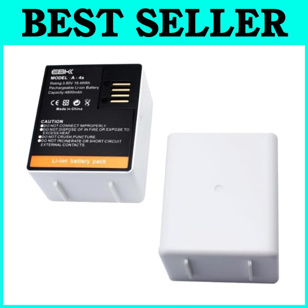 Reusable 3.85V Batteries for Arlo Security Camera (2-Pack)
