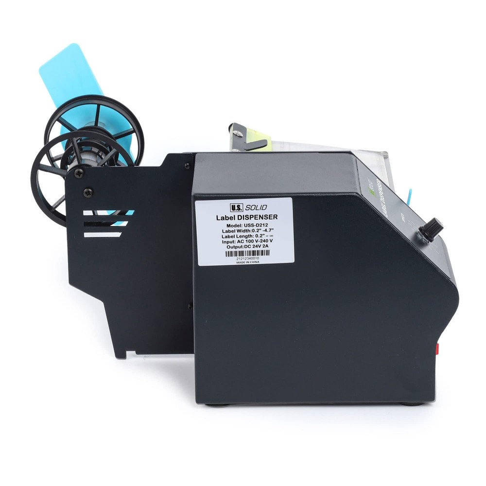 U.S. Solid Automatic Label Dispenser 4.7 in Width 7.88 in Roll Diameter