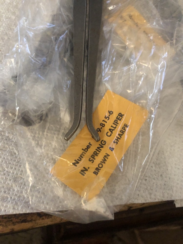 BROWN AND SHARPE 599-815-6 INSIDE SPRING CALIPER 0-6”