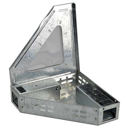 Zoro Select 32J095 Triangle Mouse Trap,Clear Lid