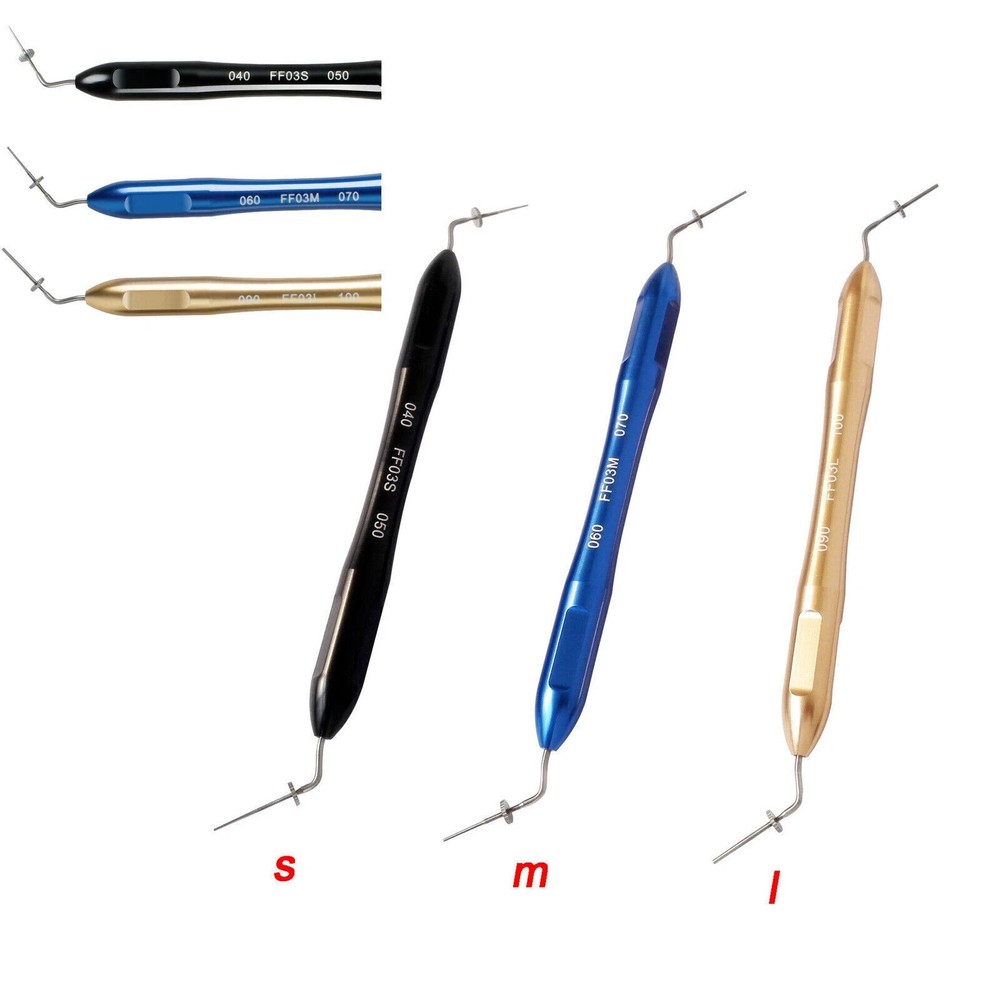 1-5Pcs Endo Root Canal Vertical Hand Plugger Tip Fill Obturation Screw-type