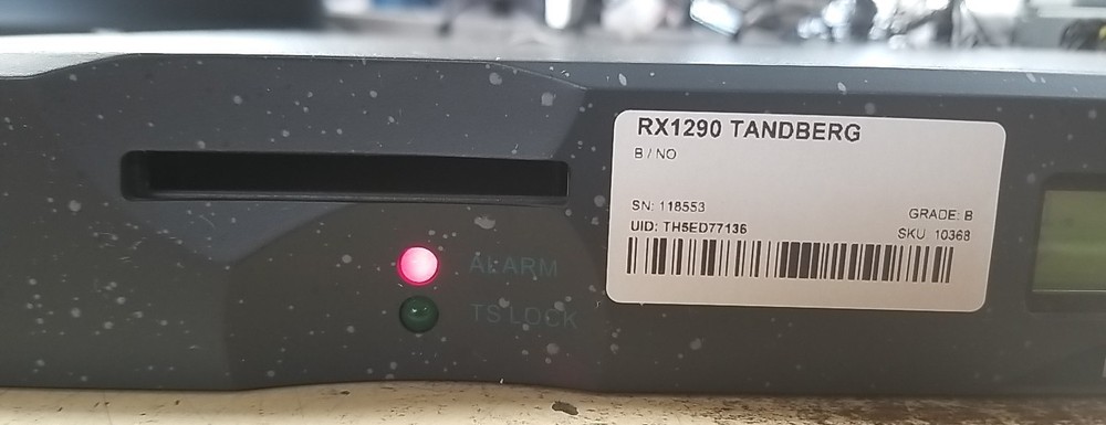Tandberg RX1290 Dual-IP Receiver Decoder. *READ⬇️*