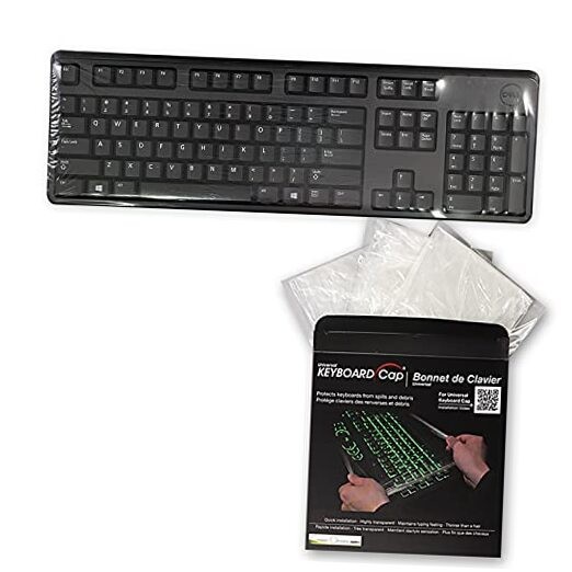 [3 Pack] Universal Fully Covered Flat Style 0.025mm Standard Keyboard - 3 pack