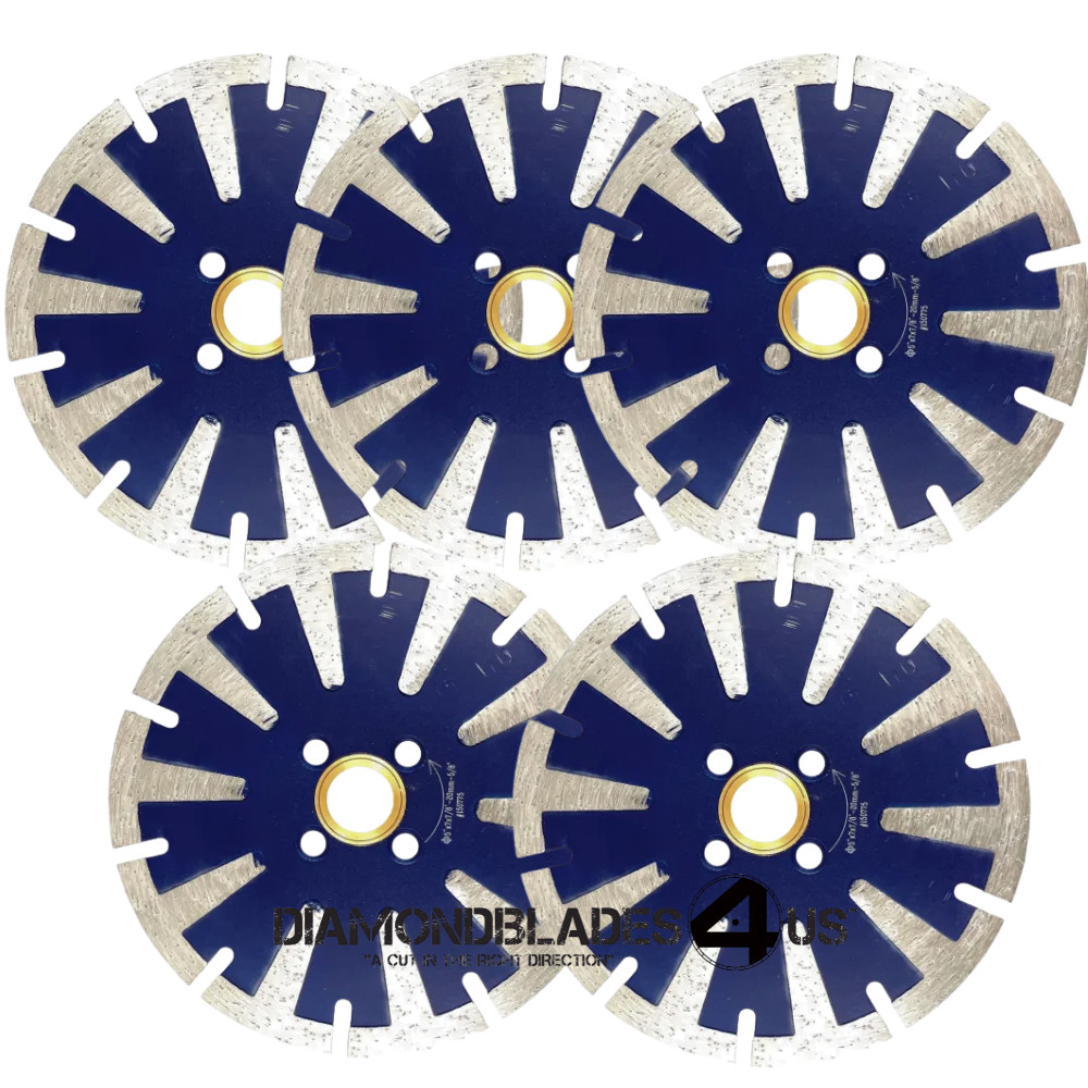 4.5" Pro Plus Stone, Marble, Granite Diamond Blades (5 Pack)
