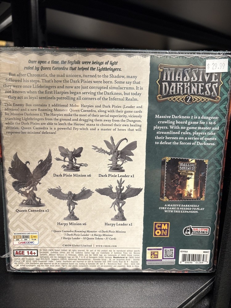 Massive Darkness 2 FeyFolk Enemy Box