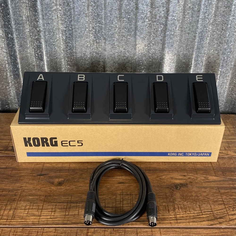 Korg EC5 5 Button Multi Function Keyboard External Controller Footswitch