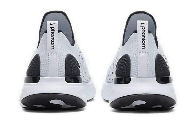Nike React Phantom Run Flyknit 2 White Black - CJ0277-100