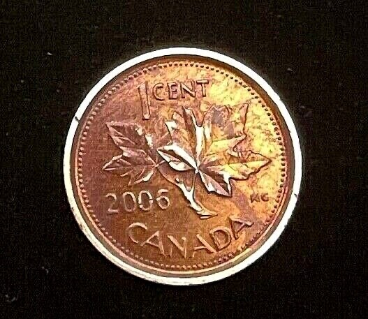 2006 Canada Cent Uncirculated Monster Toning!
