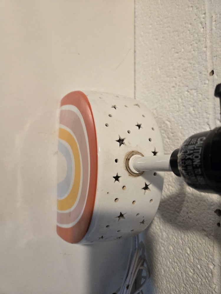 Table Lamp Semicircle Shape Tested Workd Good Condition