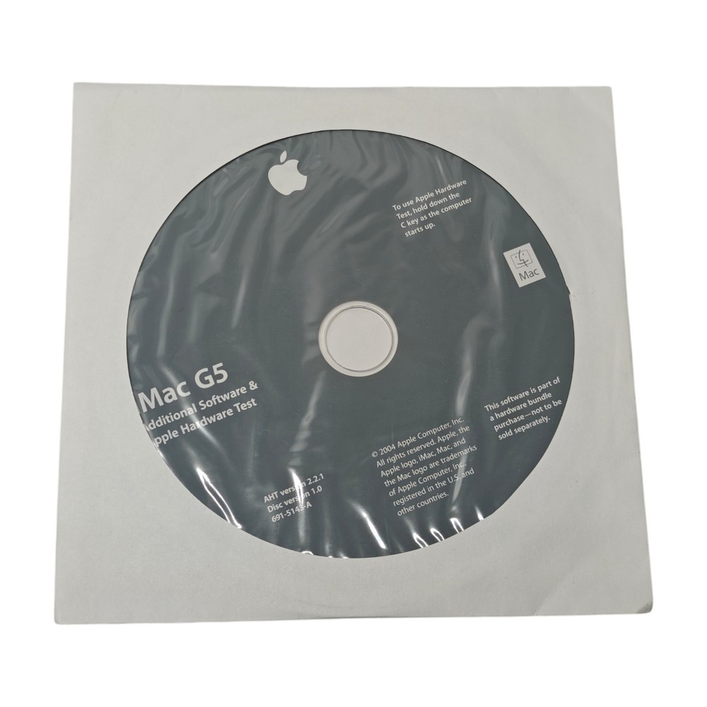 iMac G5 Additional Software & Apple Hardware Test - Disk