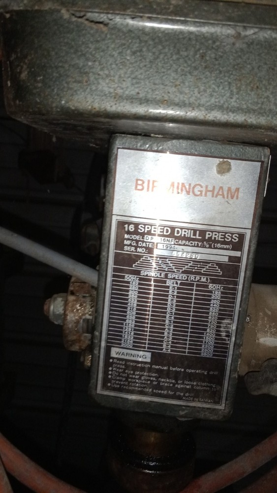 Birmingham Industrial Drill Press