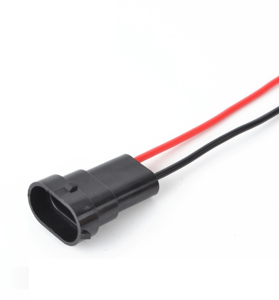 Conversion Wire H11 to H1 Two Harness Fog Light Bulb Socket Plug Bulb Replace